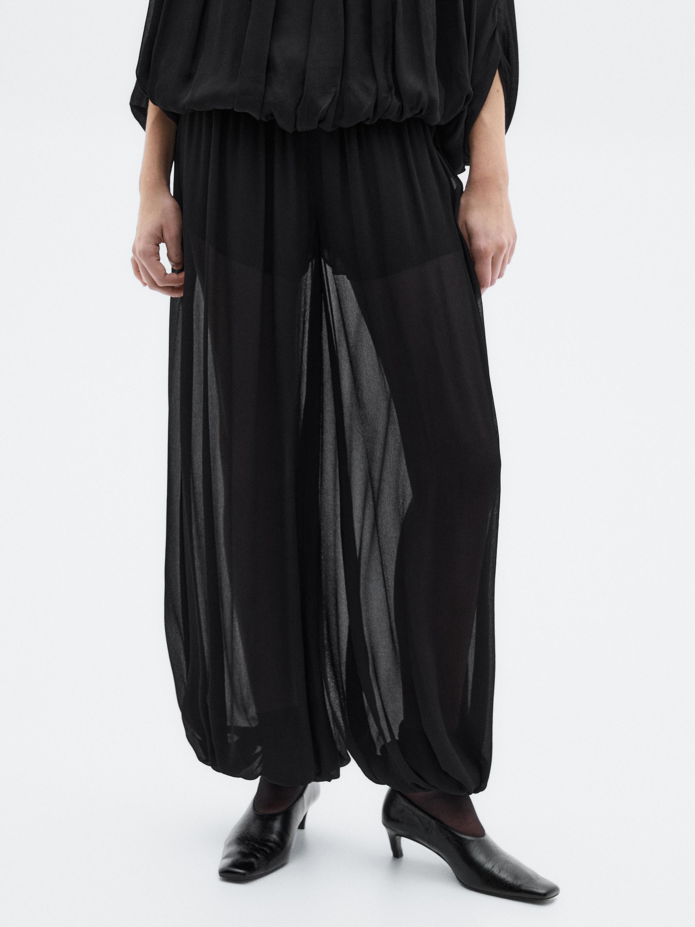 Sarouel trousers flowing fabric - LIMITED